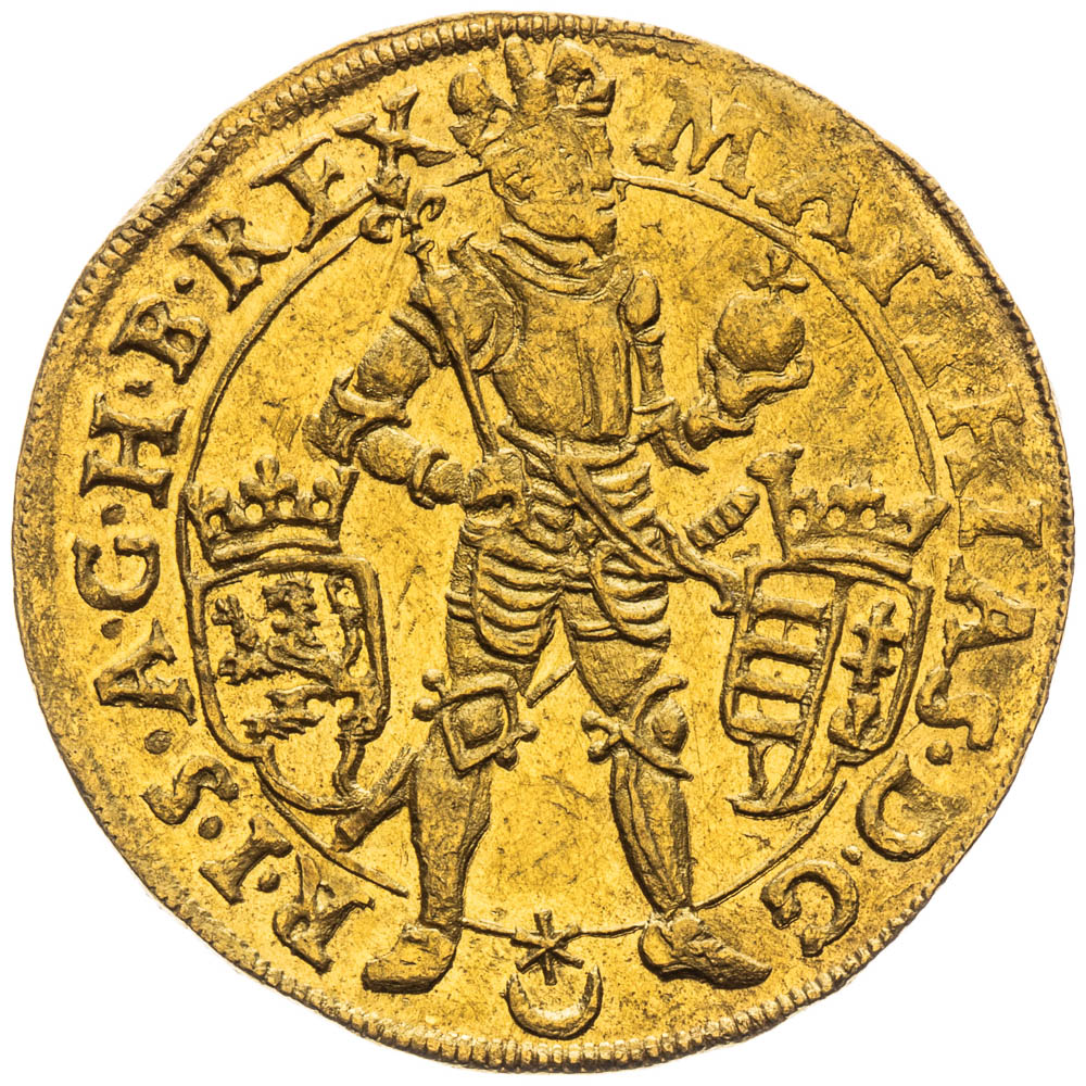 Dukát 1615 Matyas Praha a