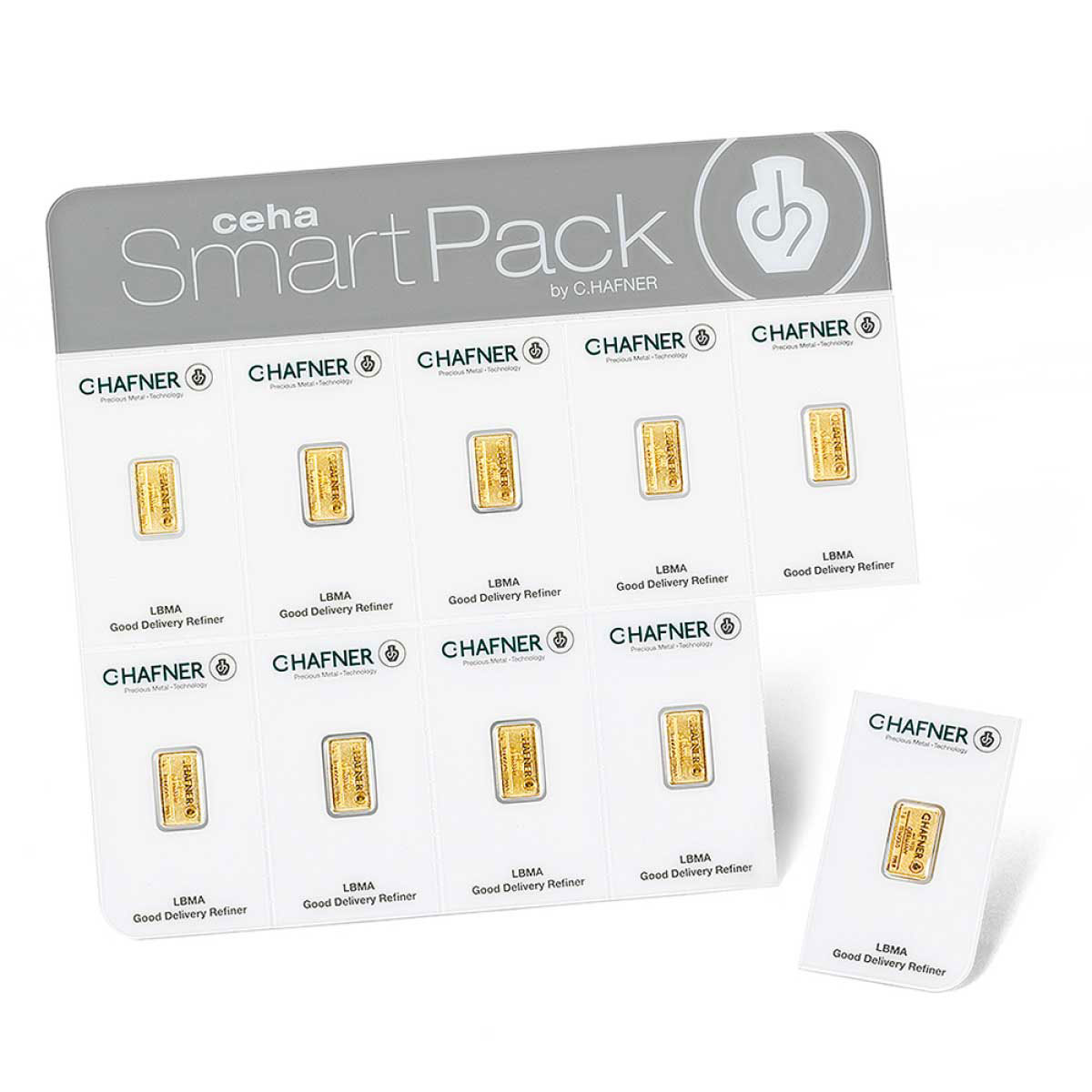 investiční zlaté slitky C Hafner SmartPack