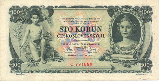 100 Koruna 1931 C - front