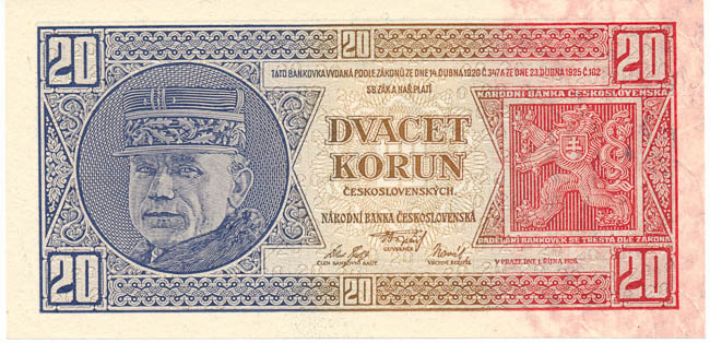 20 Koruna 1926 Cg - front