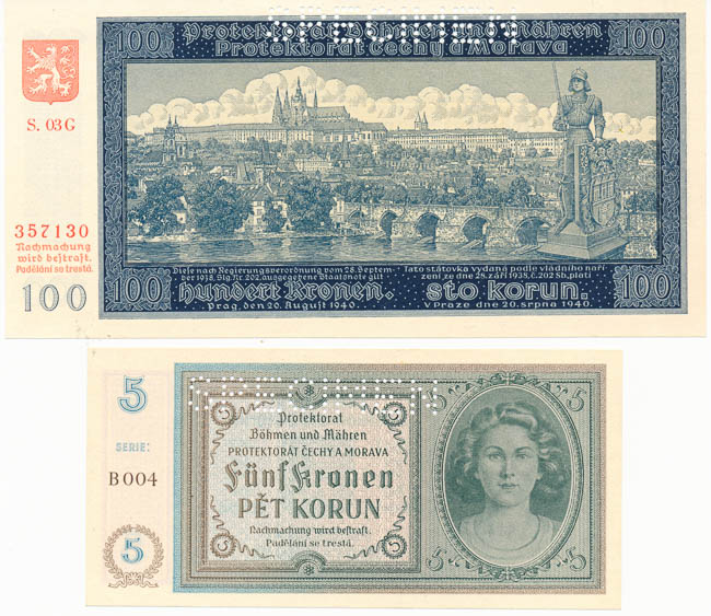 Lot of banknotes (2 pcs) - front