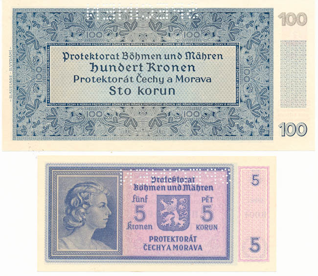 Lot of banknotes (2 pcs) - back