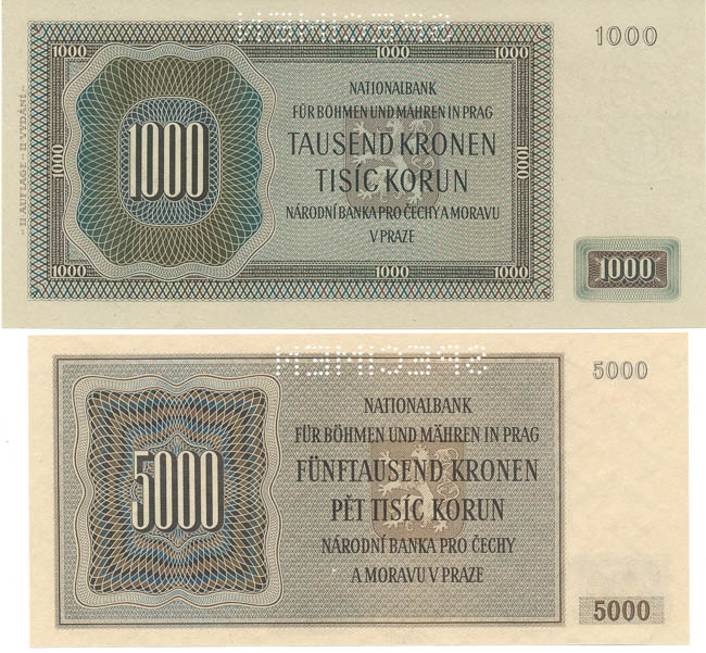 Lot of banknotes (2 pcs) - back