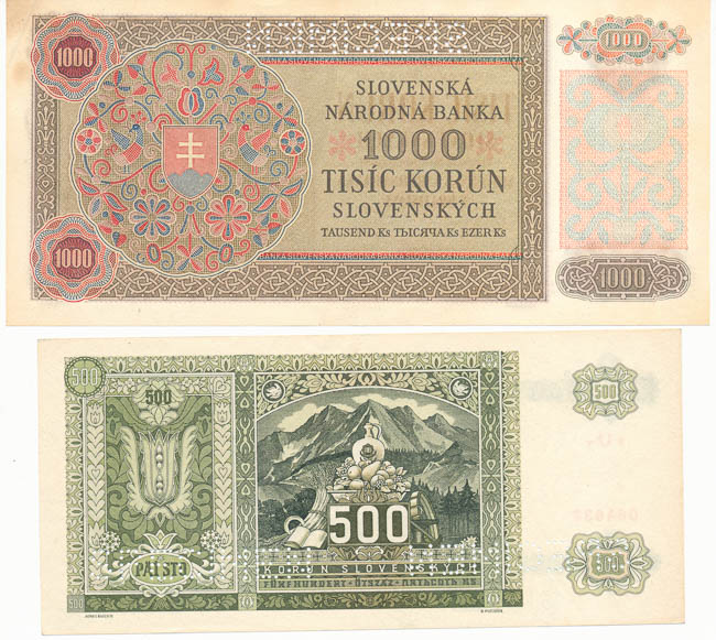 Lot of banknotes (2 pcs) - back