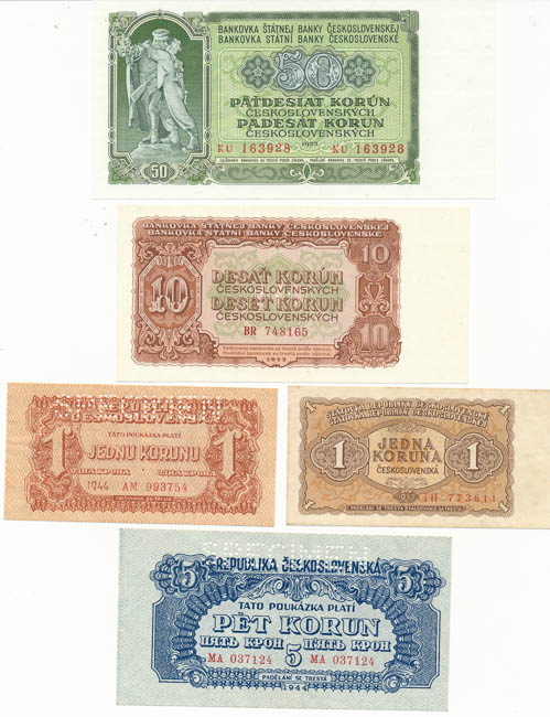 Lot of banknotes (24 pcs) - back