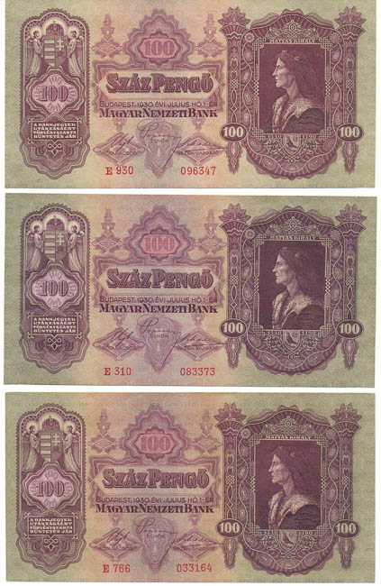 Lot of banknotes (7 pcs) - front