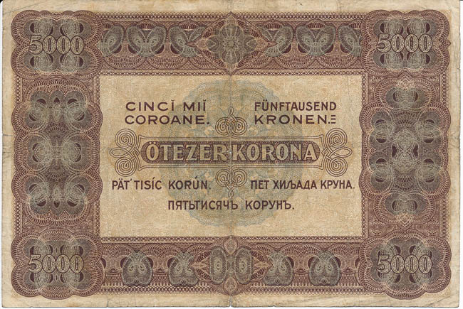 5000 Corona 1920 - back