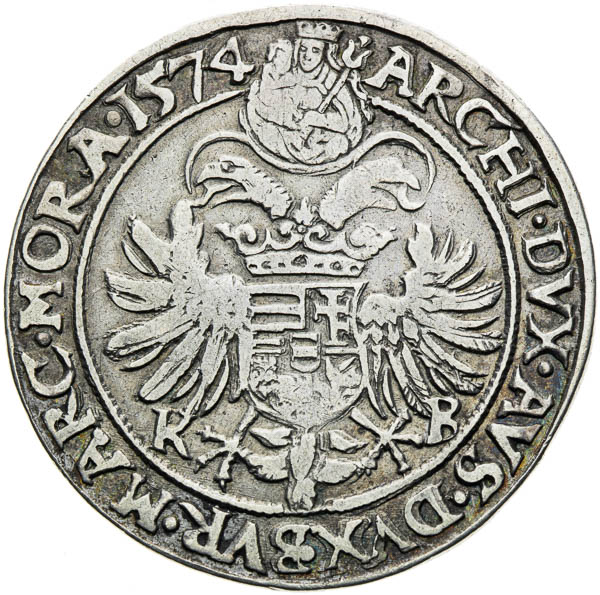 1/2 Thaler 1574 - back