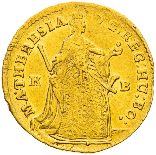 Ducat 1743 - front