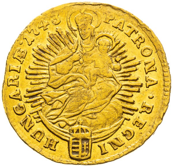 Ducat 1743 - back