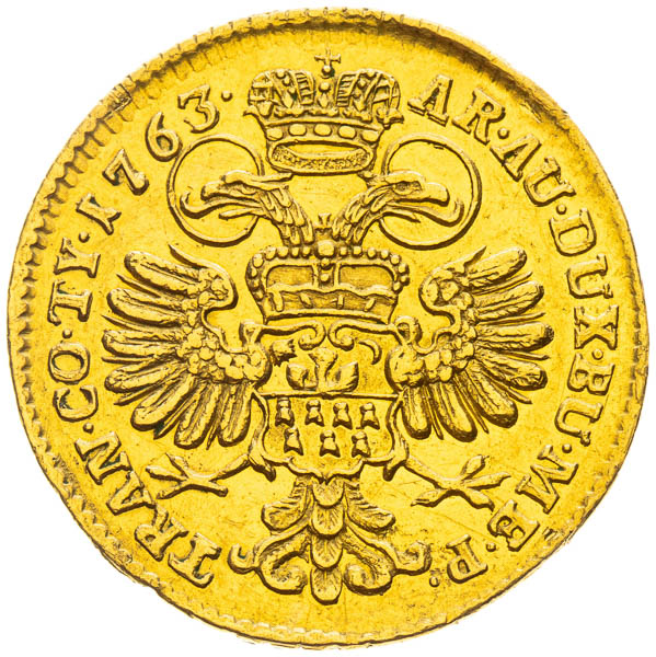 Ducat 1763 - back