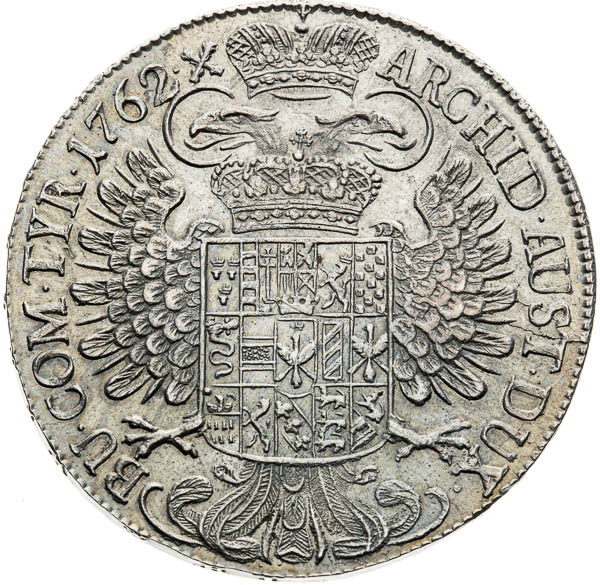 Thaler 1762 - back