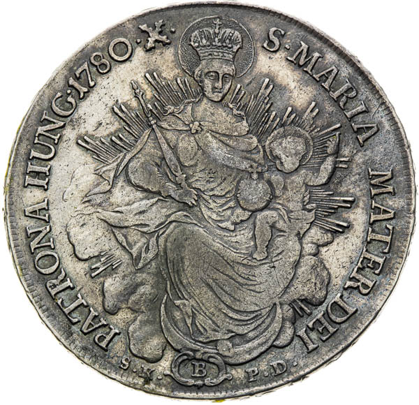 Thaler 1780 - back