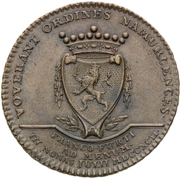 Žeton 1792 - revers