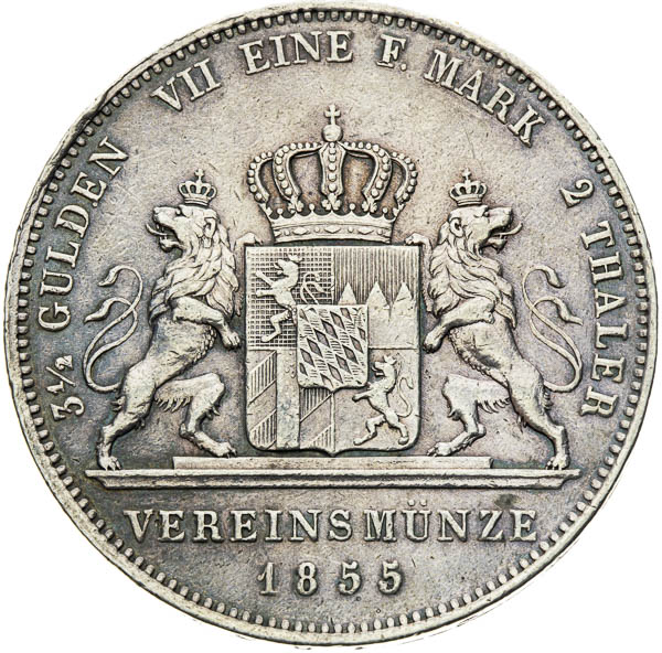 2 Tolar 1855 - revers