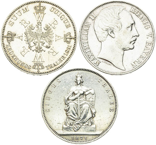 Tolar 1859, 1861, 1871 (3 ks) - revers