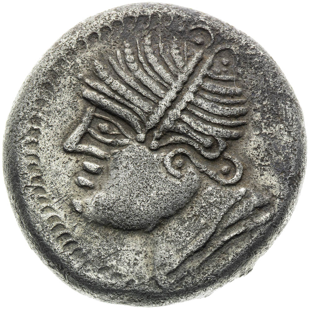 Hexadrachma (okolo 70–40 př. Kr.) - avers