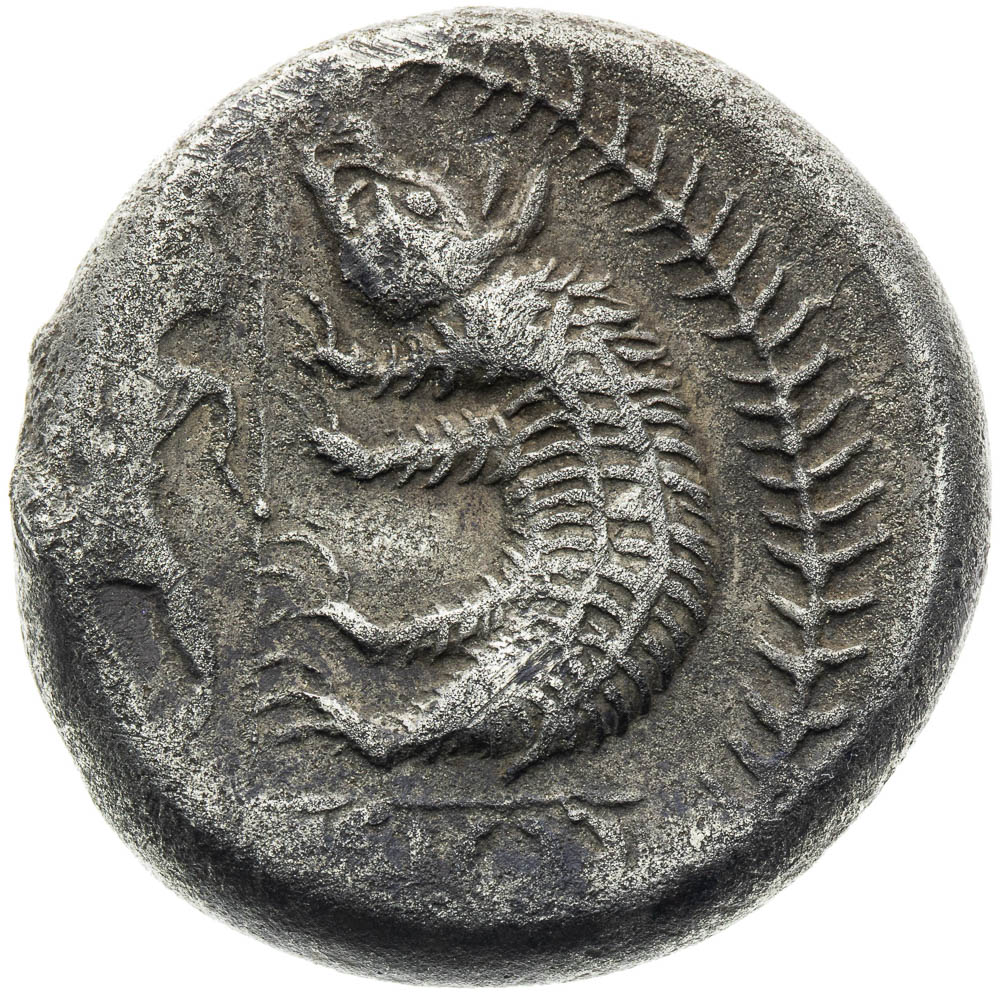 Hexadrachma (okolo 70–40 př. Kr.) - revers