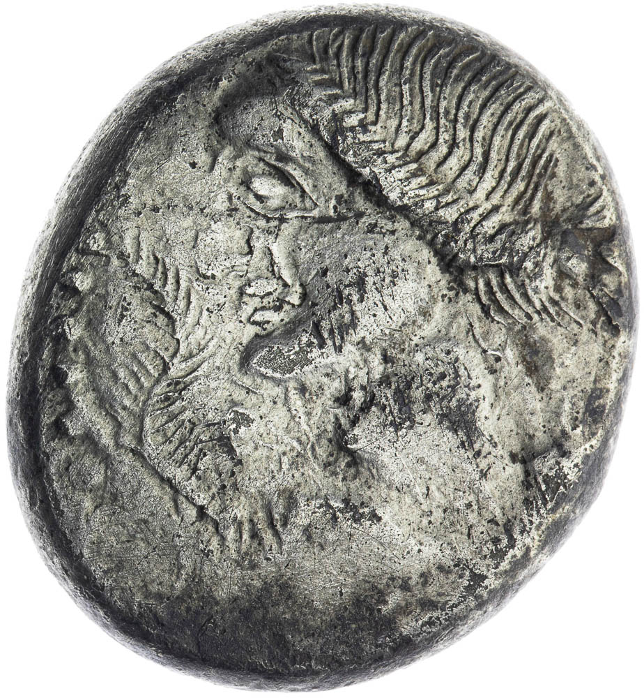 Hexadrachma (okolo 70–40 př. Kr.) - avers