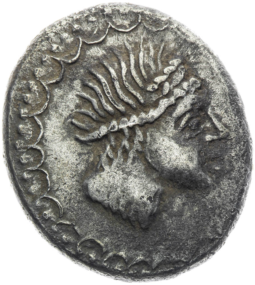 Hexadrachma (okolo 70–40 př. Kr.) - avers