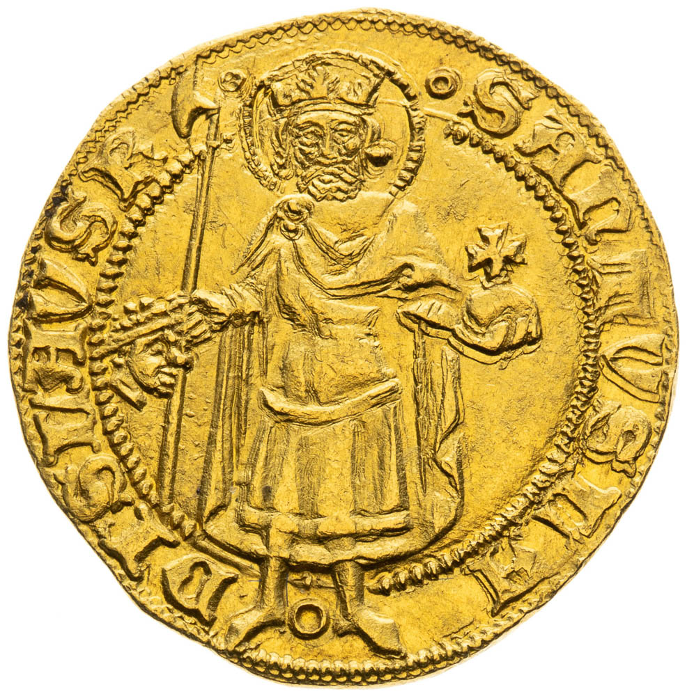 Dukát (1375-1382) - revers