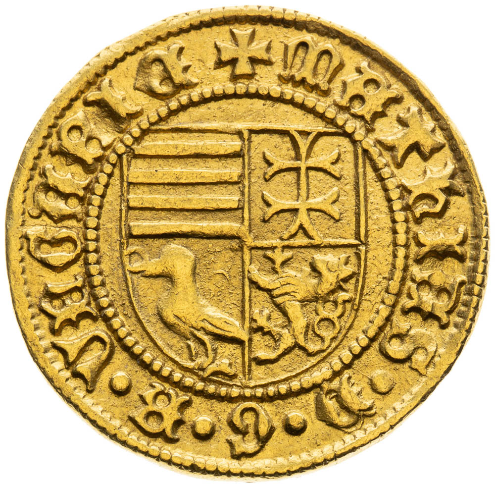 Dukát (1465-1470) - averz