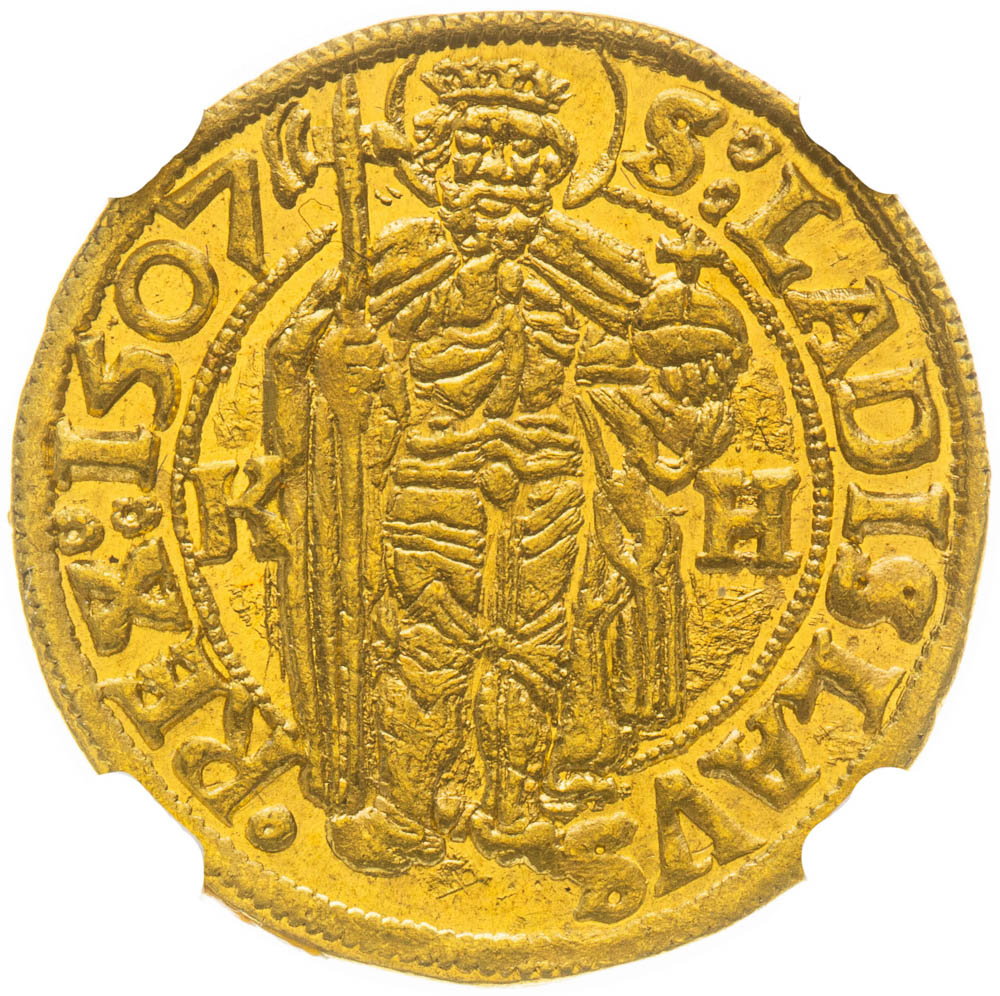 Dukát 1507 - reverz