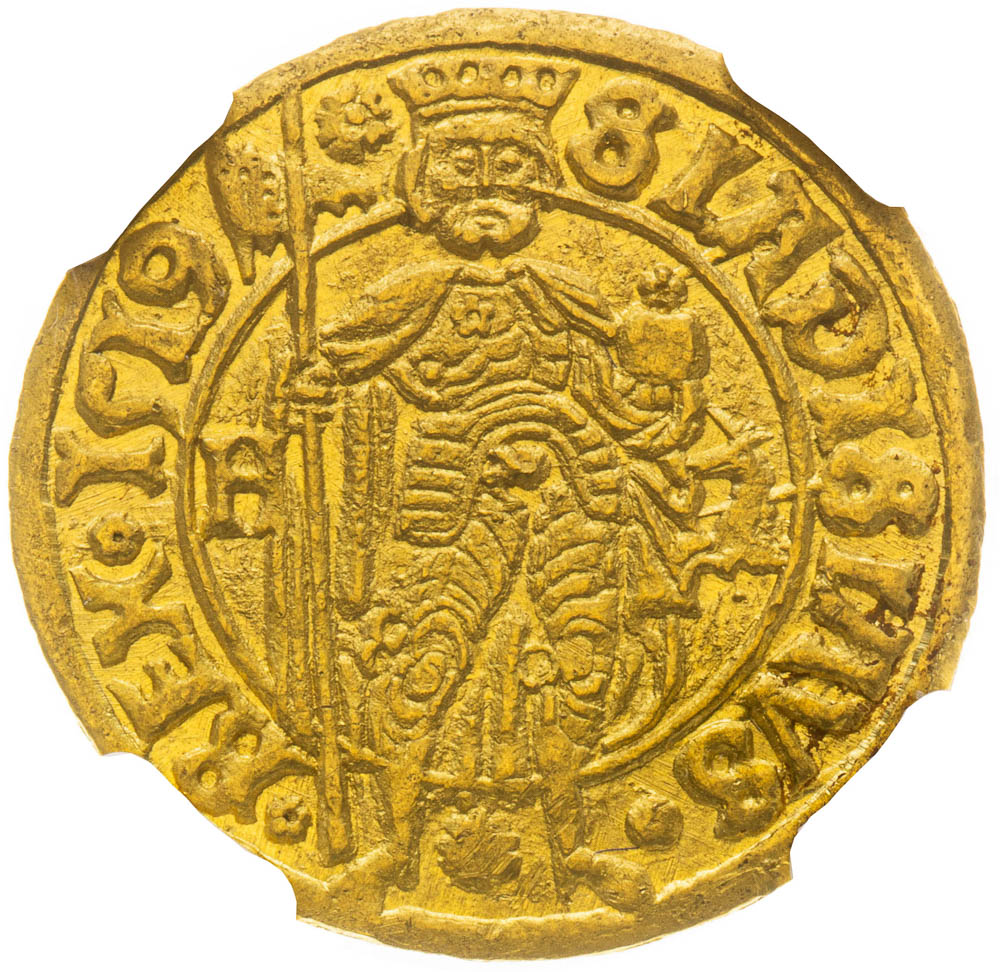 Dukát 1519 - reverz