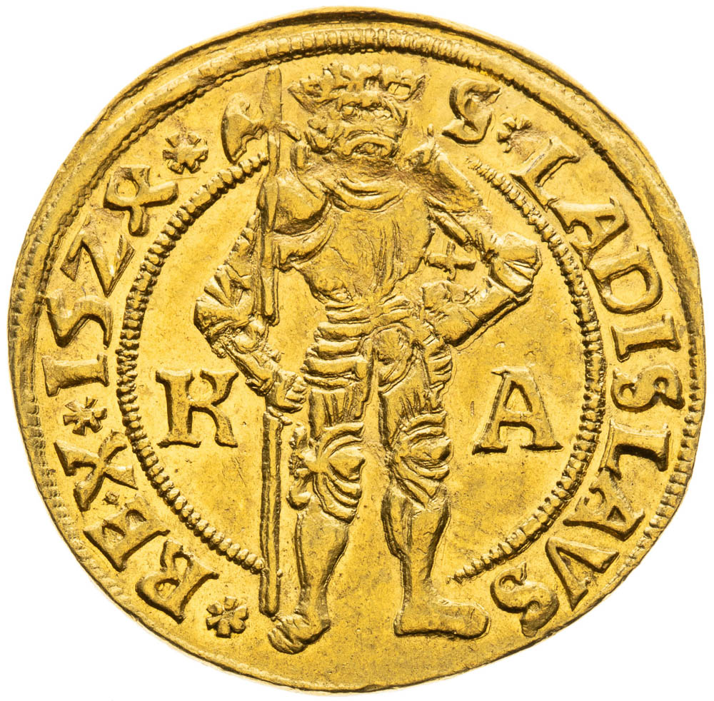 Dukát 1524 - reverz