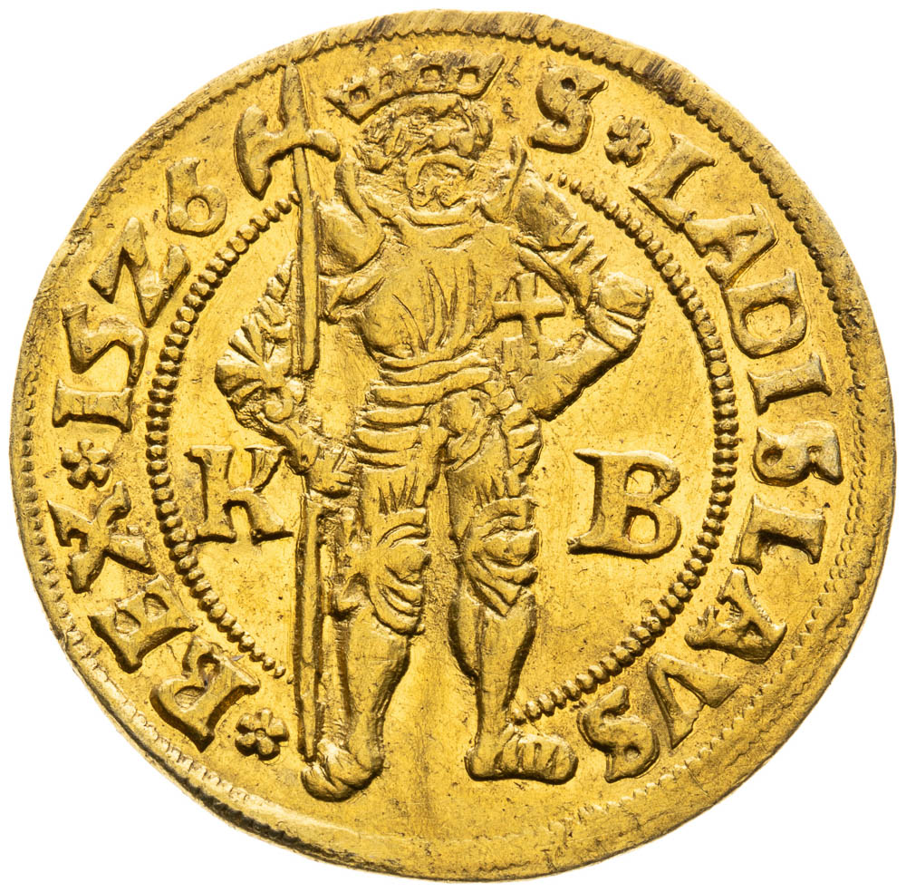 Dukát 1526 - revers