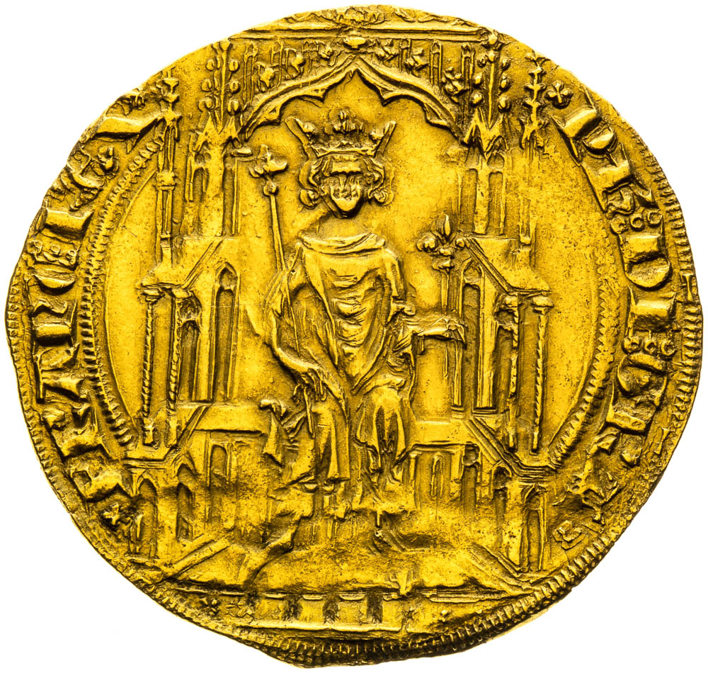 Double Royal d'or (1340) - avers