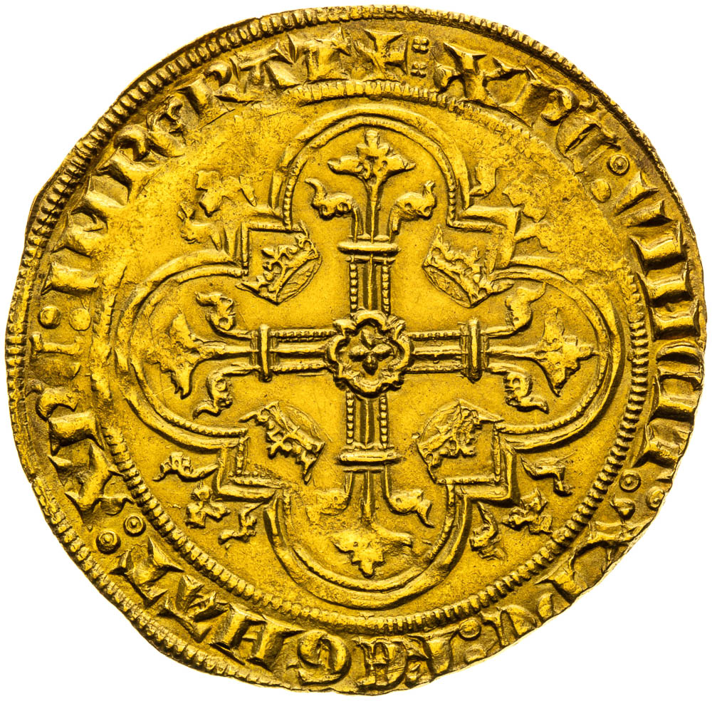 Double Royal d'or (1340) - revers