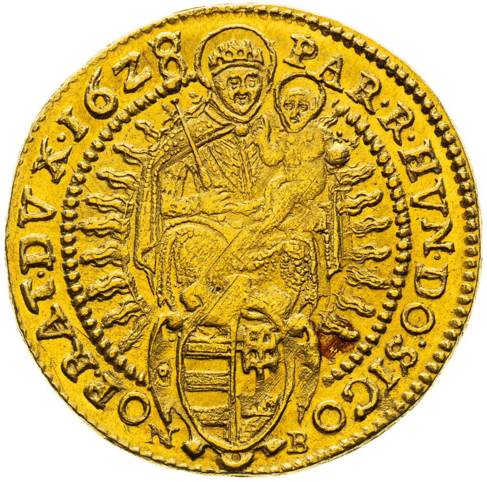 Dukát 1628 - revers