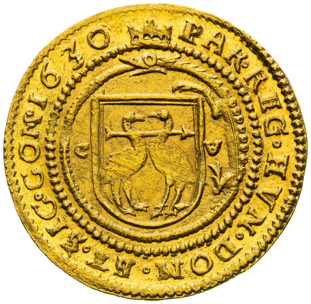 Dukát 1630 - revers