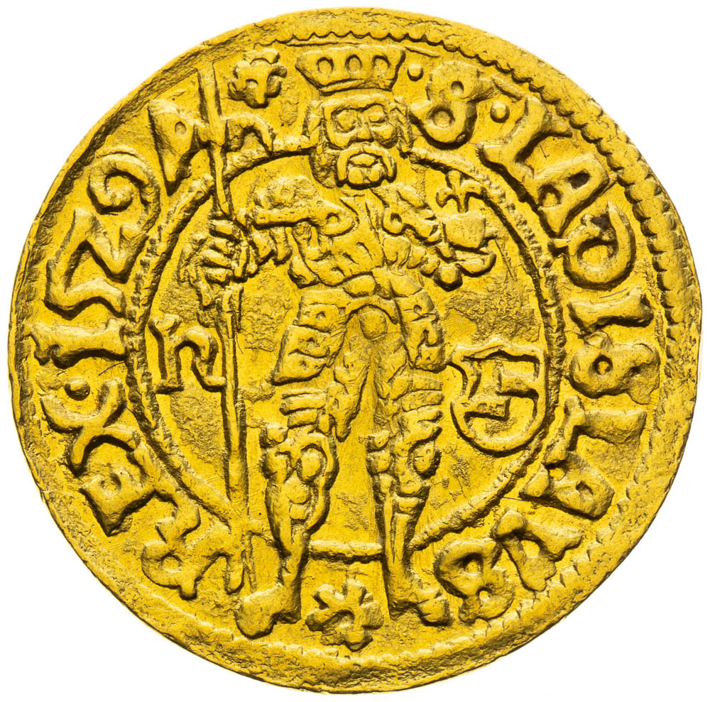 Dukát 1529 - revers