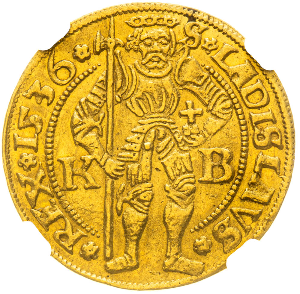 Dukát 1536 - revers