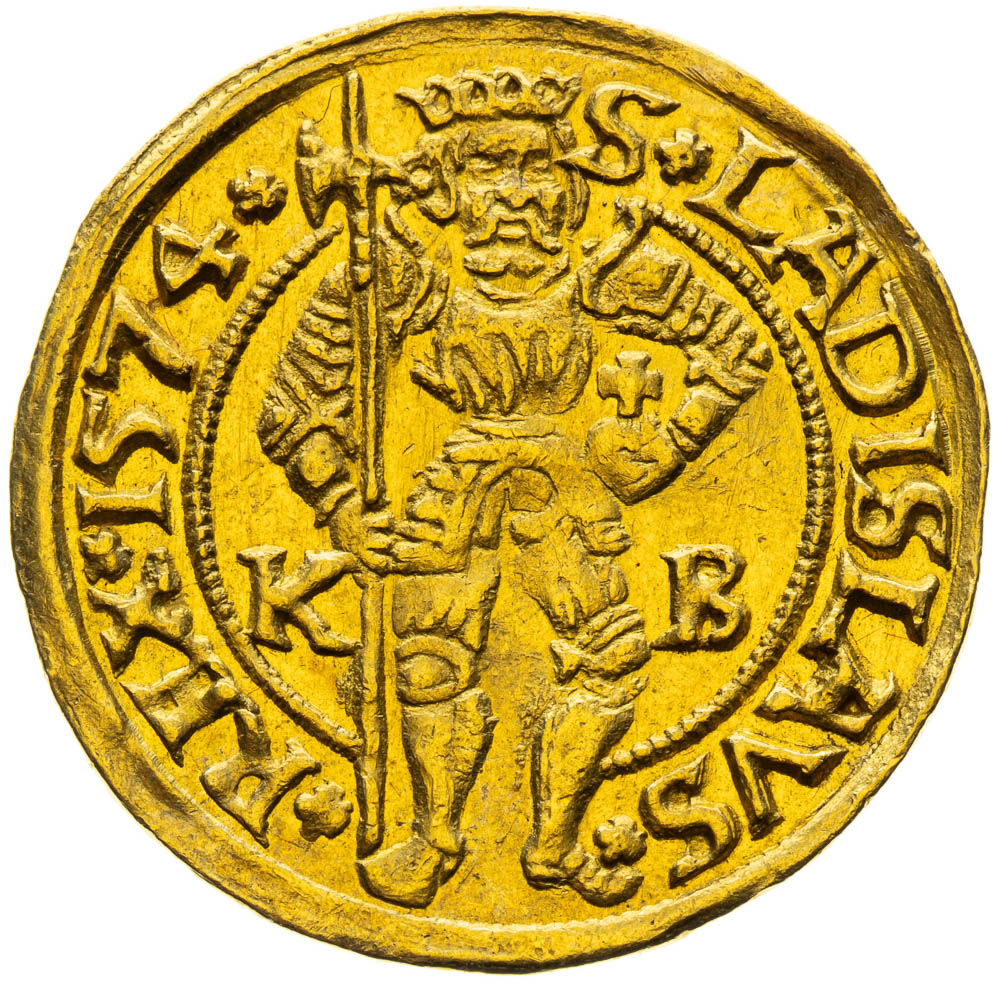 Dukát 1574 - revers