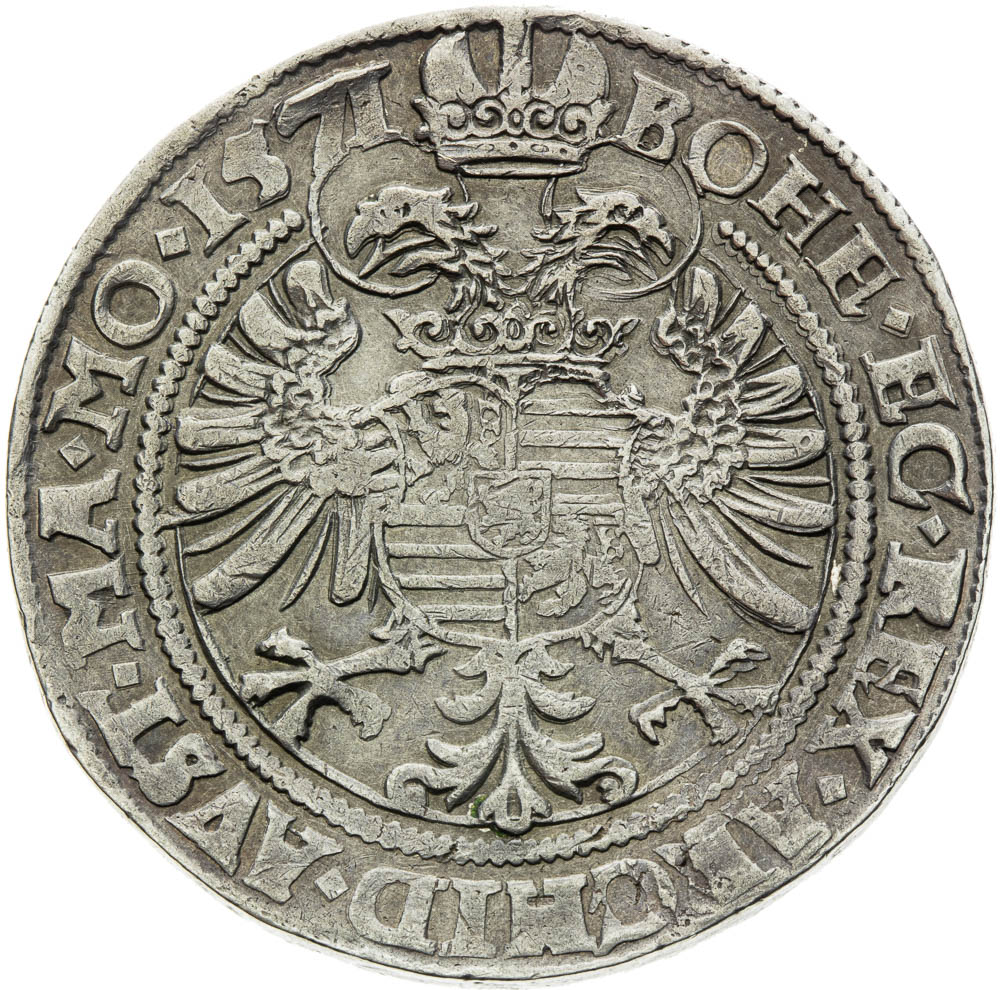 60 Krejcar 1571 - revers