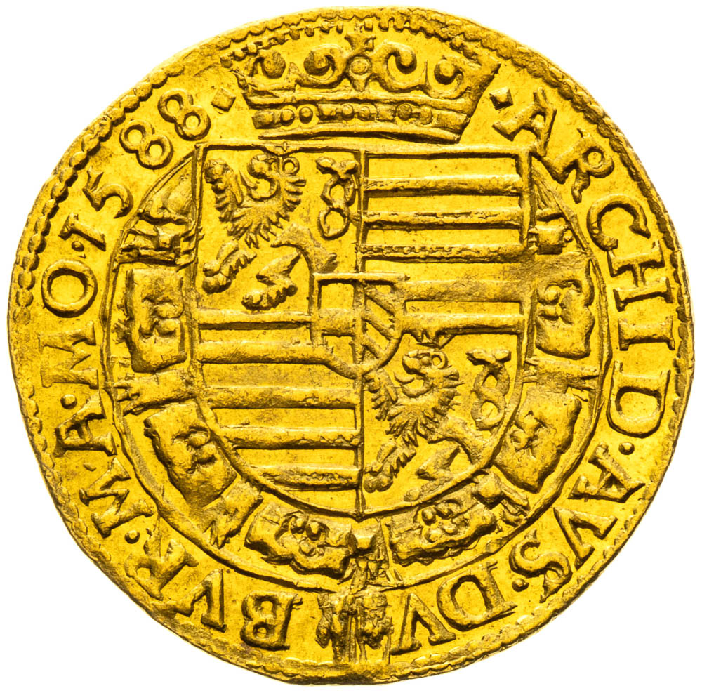 Dukát 1588 - revers