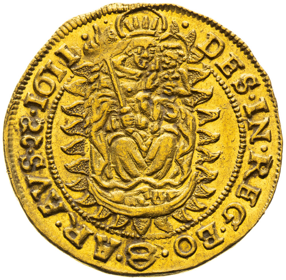 Dukát 1611 - revers