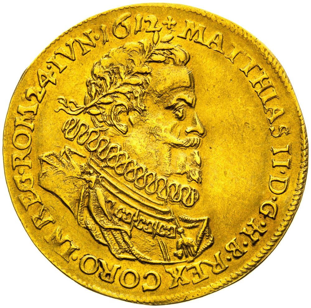 Zlatý žeton 1612 (2 Dukát) - avers