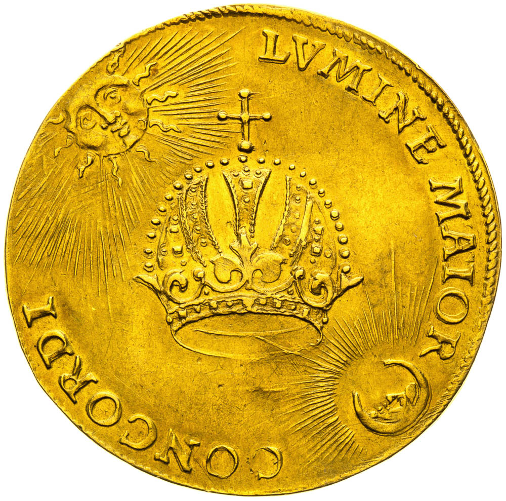 Zlatý žeton 1612 (2 Dukát) - revers