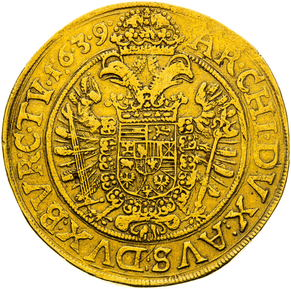 15 Ducats 1639 - back