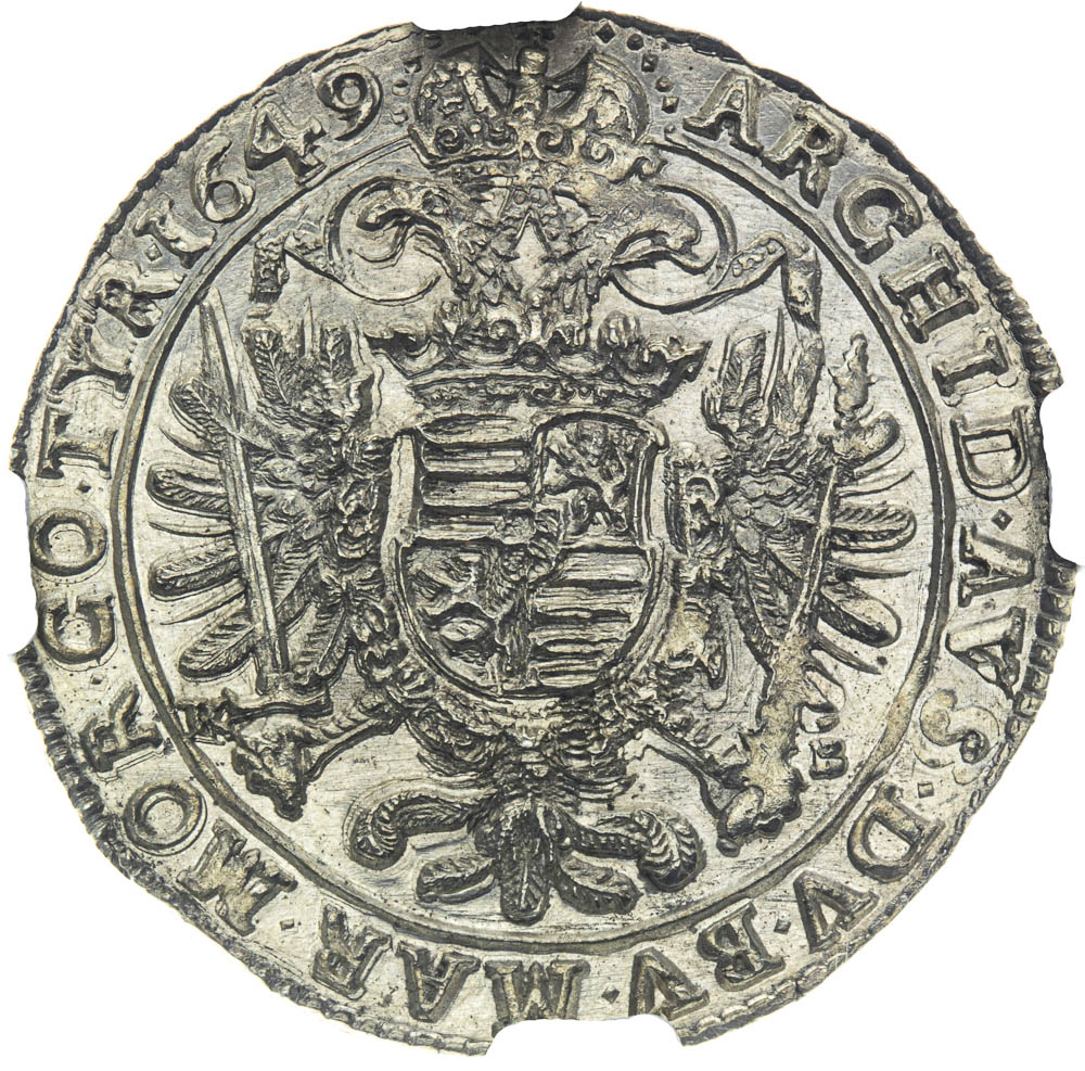 1/2 Tolar 1649 - revers