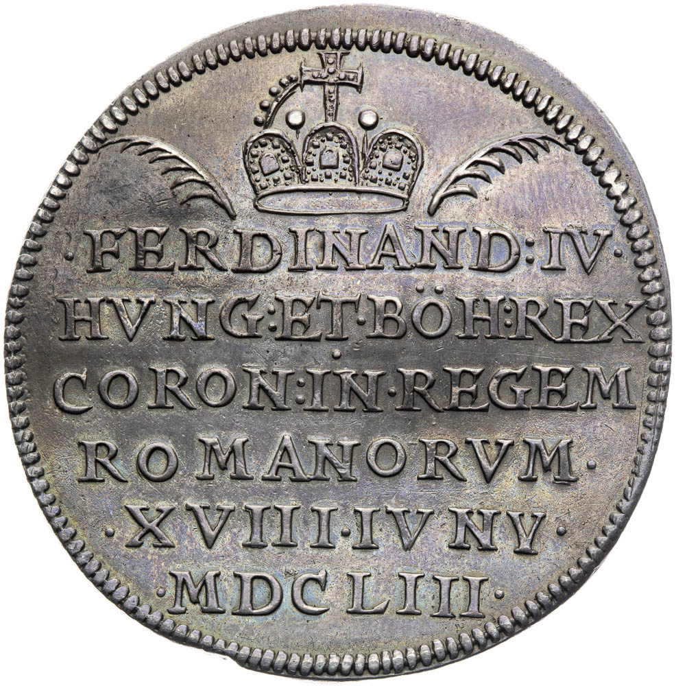 Stříbrná medaile 1653 (3/4 Tolar) - avers