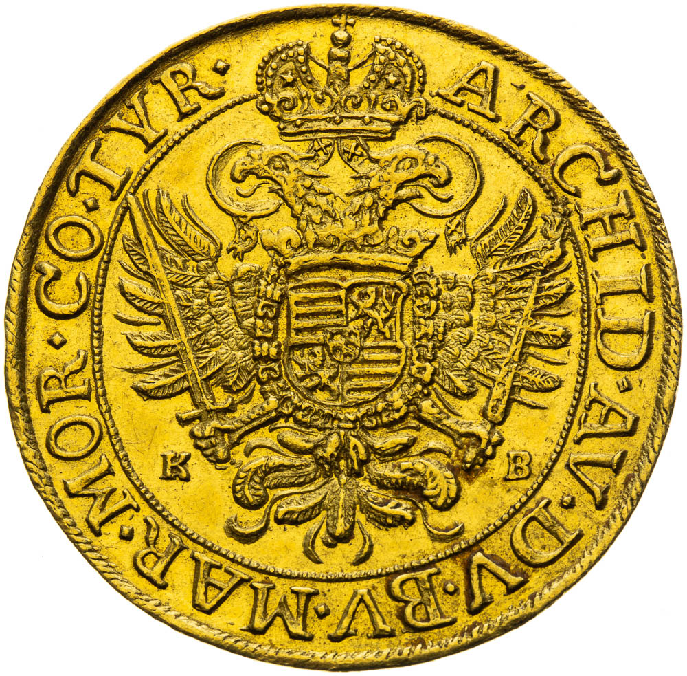 5 Ducats 1670 - back