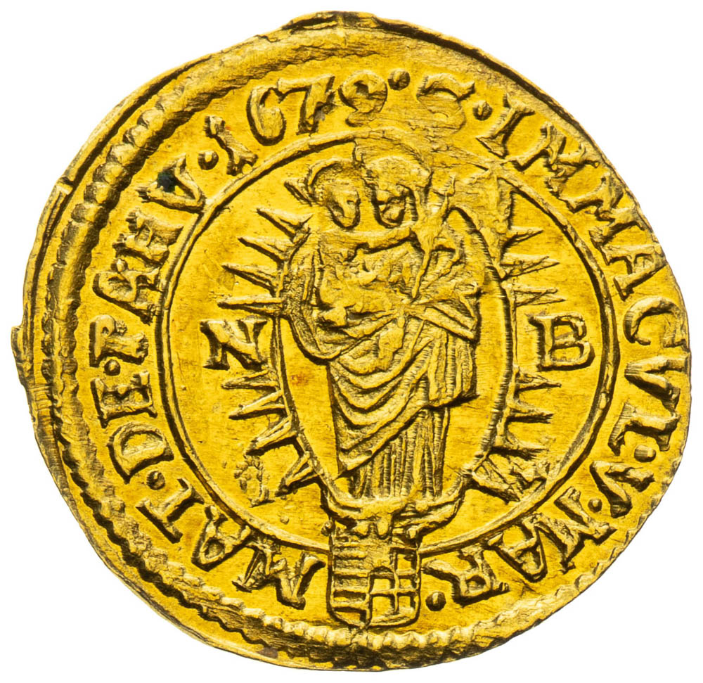 1/6 Dukát 1679 - revers