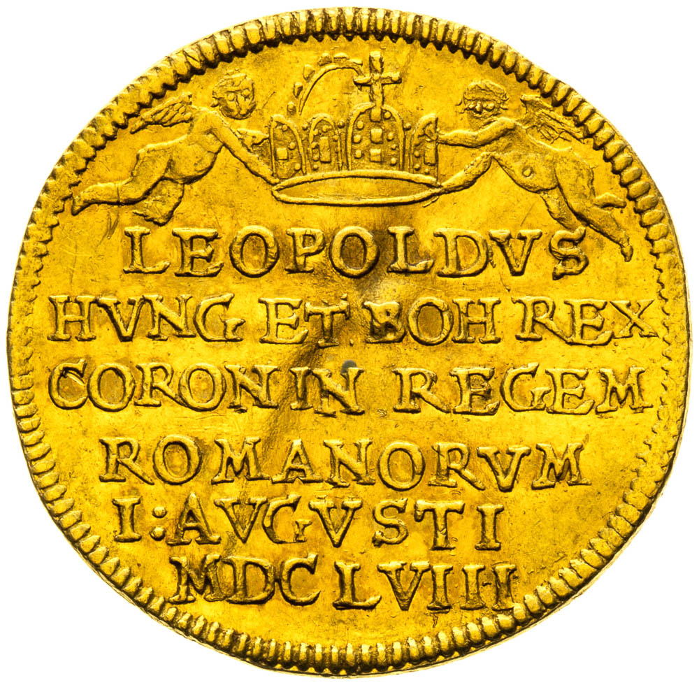 Zlatý žeton 1658 (Dukát) - avers