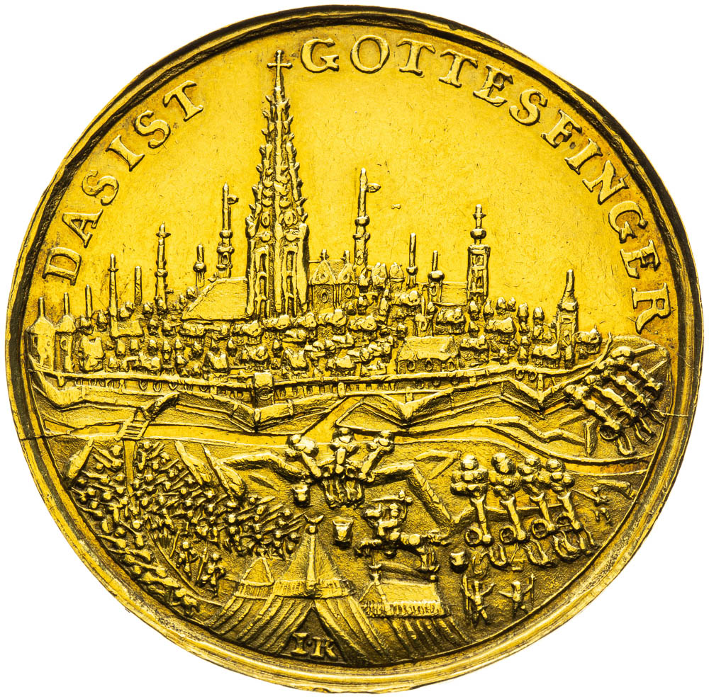 Zlatá medaile 1683 (3 Dukát) - revers