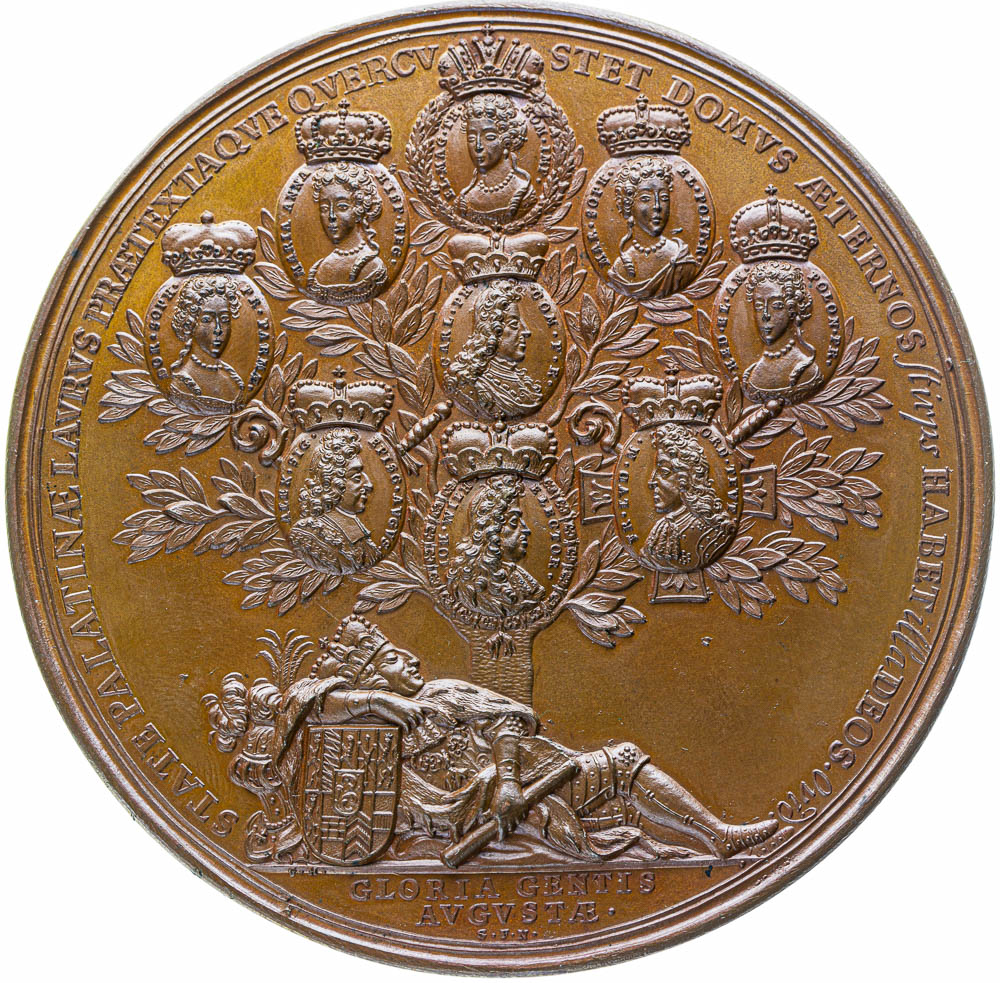 Medaile 1697 - avers